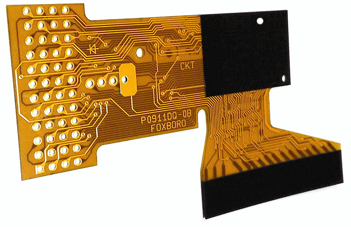 the flexible board requires a stiffener to obtain external support