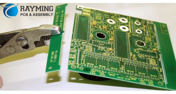 Figure 6, Removing cut-in-hold part from PCB