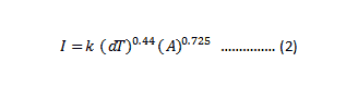 The formula for calculating the trace width