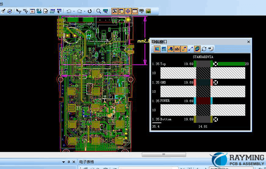 stack up pcb