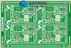 Figure 1,4 to 1 PCB Panelization of same PCB-design