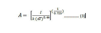 Area of trace (mil2) can be calculated by rearranging