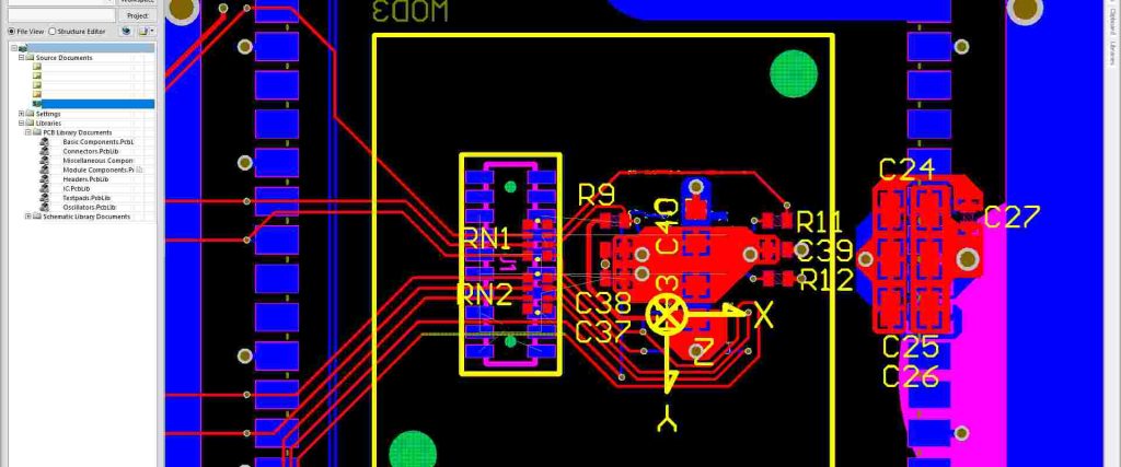 Footprint in PCB