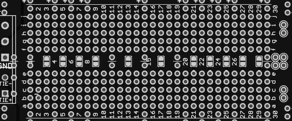 Solderable Breadboard