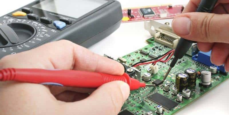 Test Electronic Components on a Circuit Board