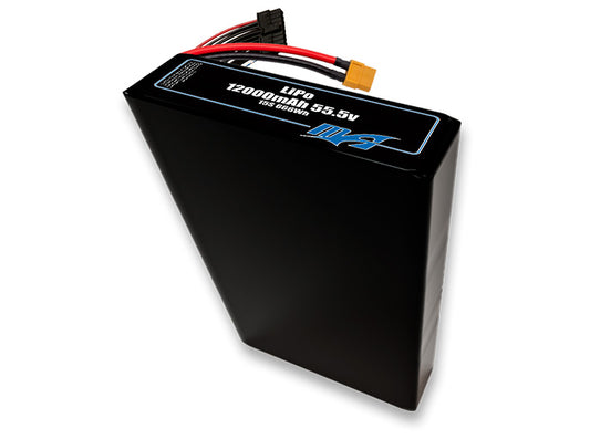 A MaxAmps LiPo 12000mAh 15S 2P 55.5 volt battery pack