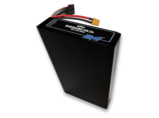 A MaxAmps LiPo 9000mAh 16S 2P 59.2 volt battery pack
