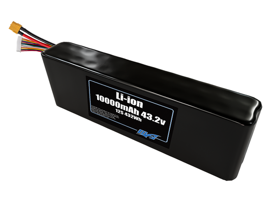 Li-ion 10000mAh 12S2P 43.2v Battery Pack
